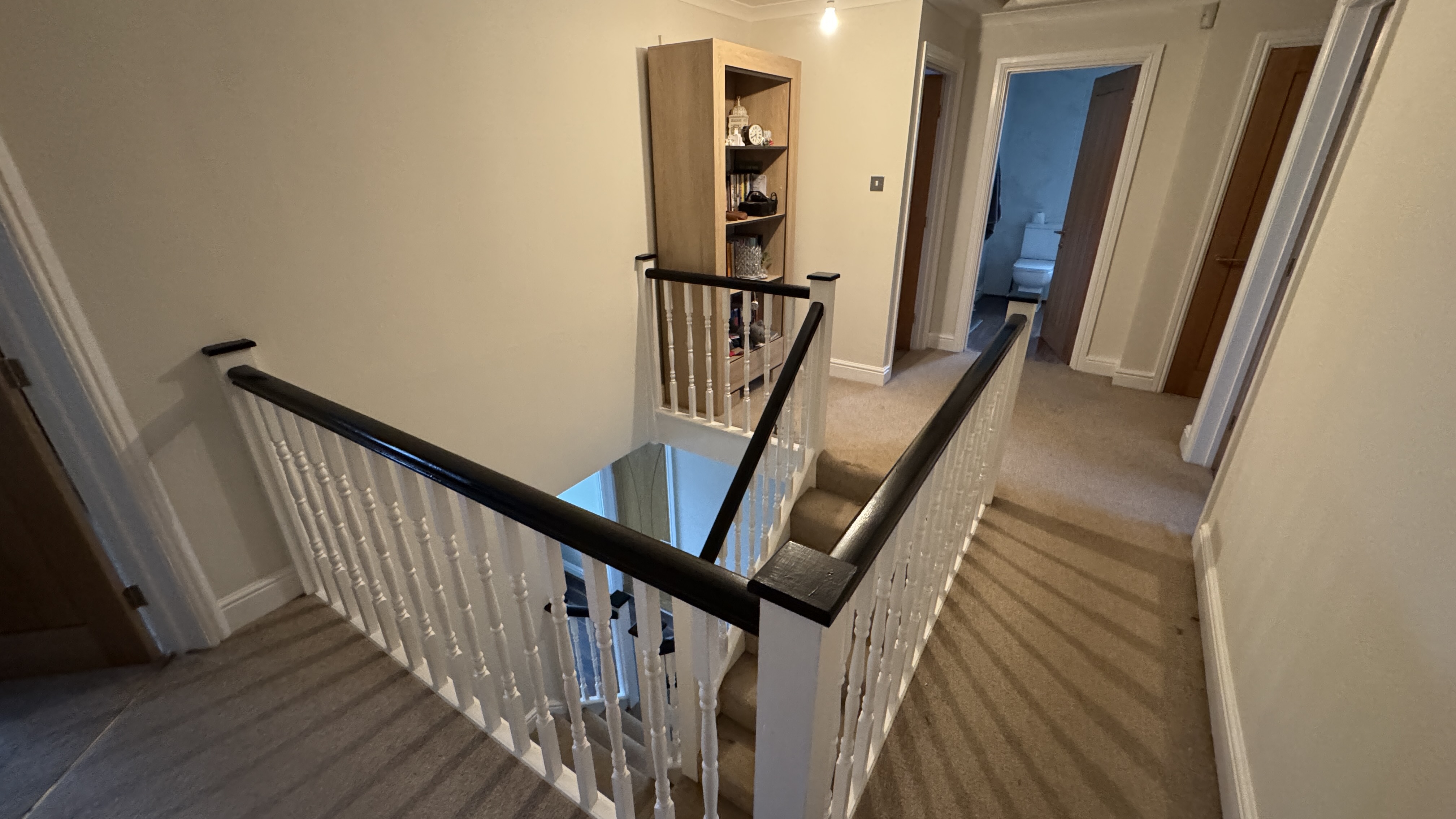 Gloss finish on internal doors and trim